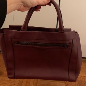 Rebecca Minkoff Burgundy Leather Tote